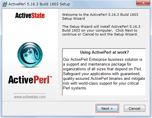 【Perl】Windows 7にActivePerlをインストールしよう