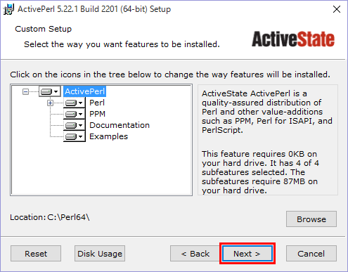 activeperl 5.10 download windows